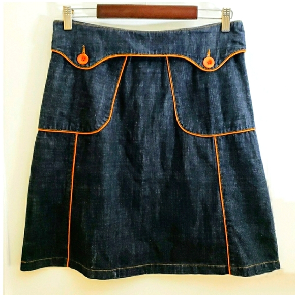 jeans skirt with tulle